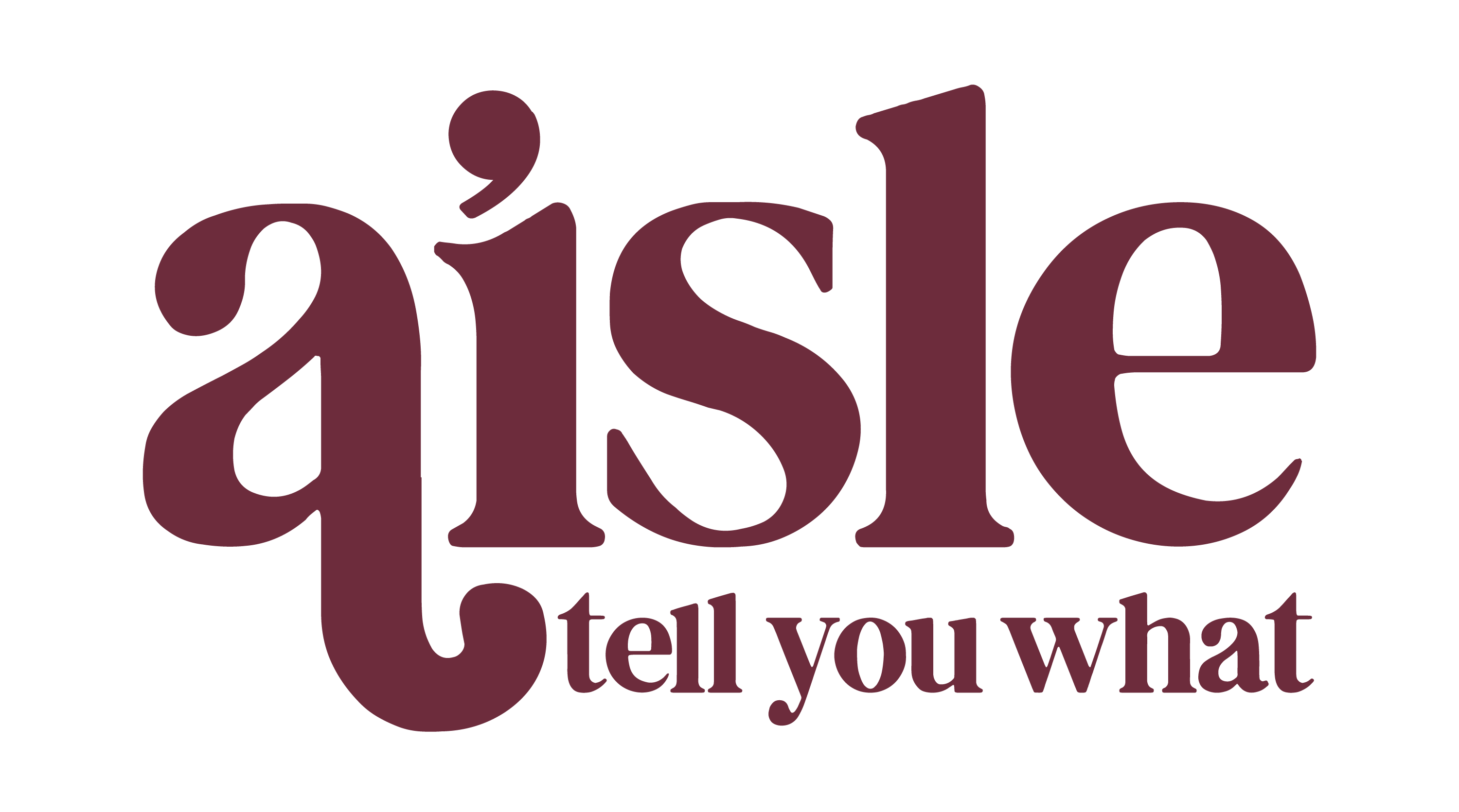 aisle tell you what logo