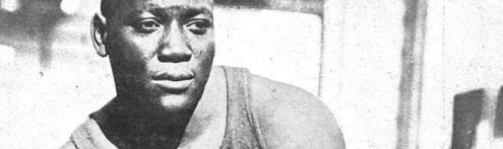 A photo of boxer Jack Johnson